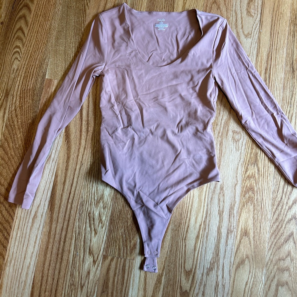 Adorable Blush Nuuds bodysuit
